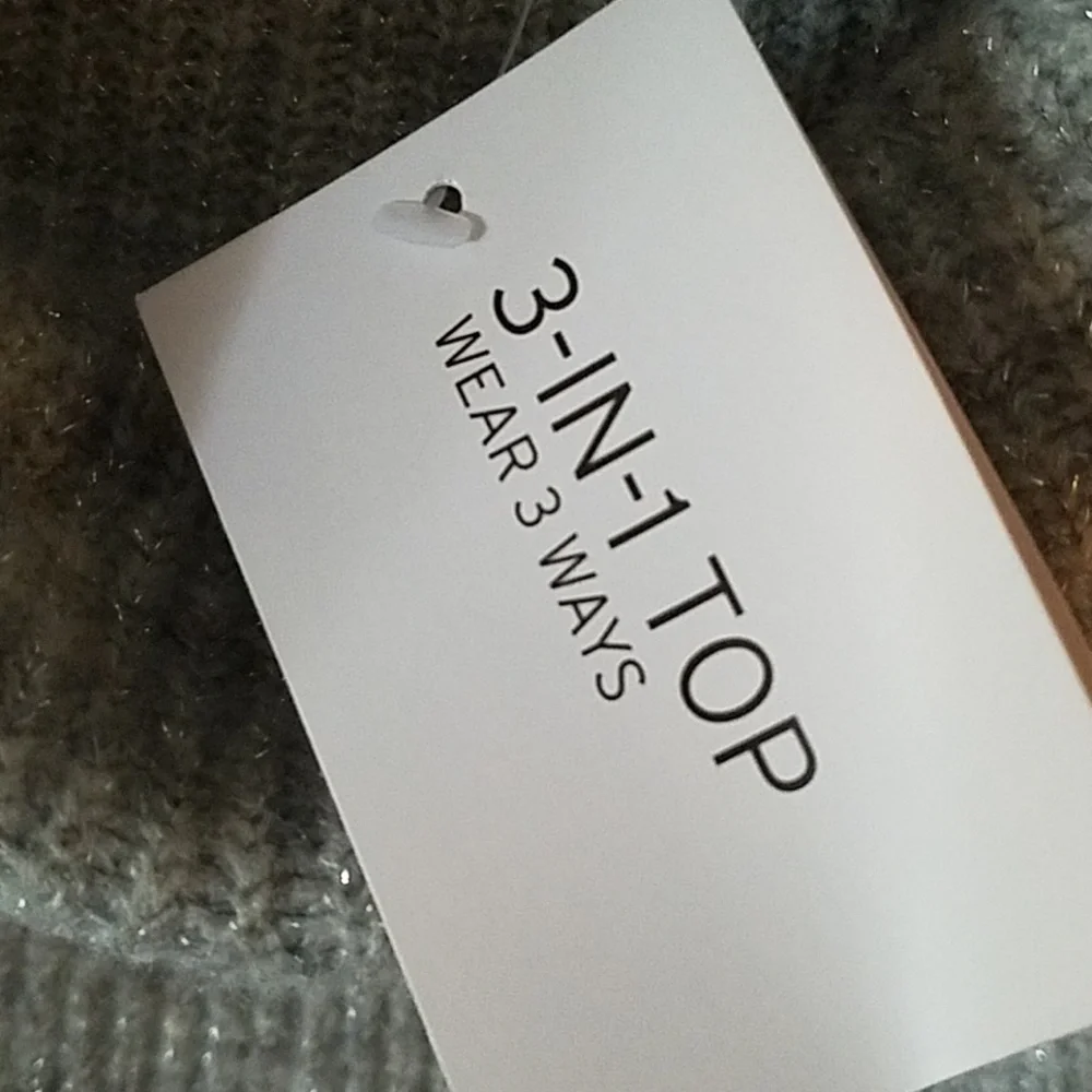 Caslon Cowl Neck Sweater 3-in-1Top - Picture 5 of 7